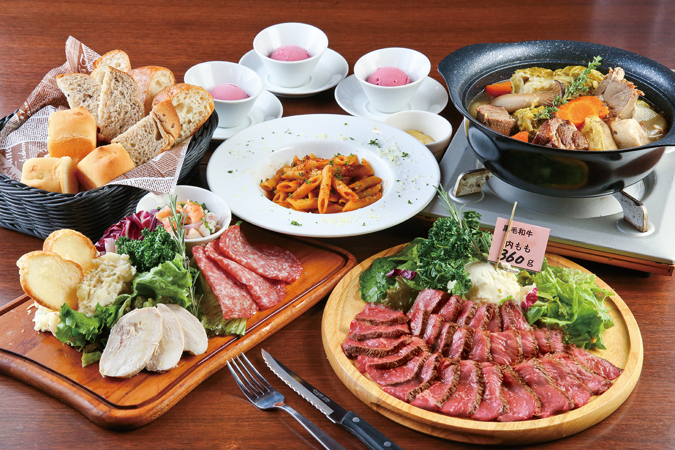 熟成肉2980円コース