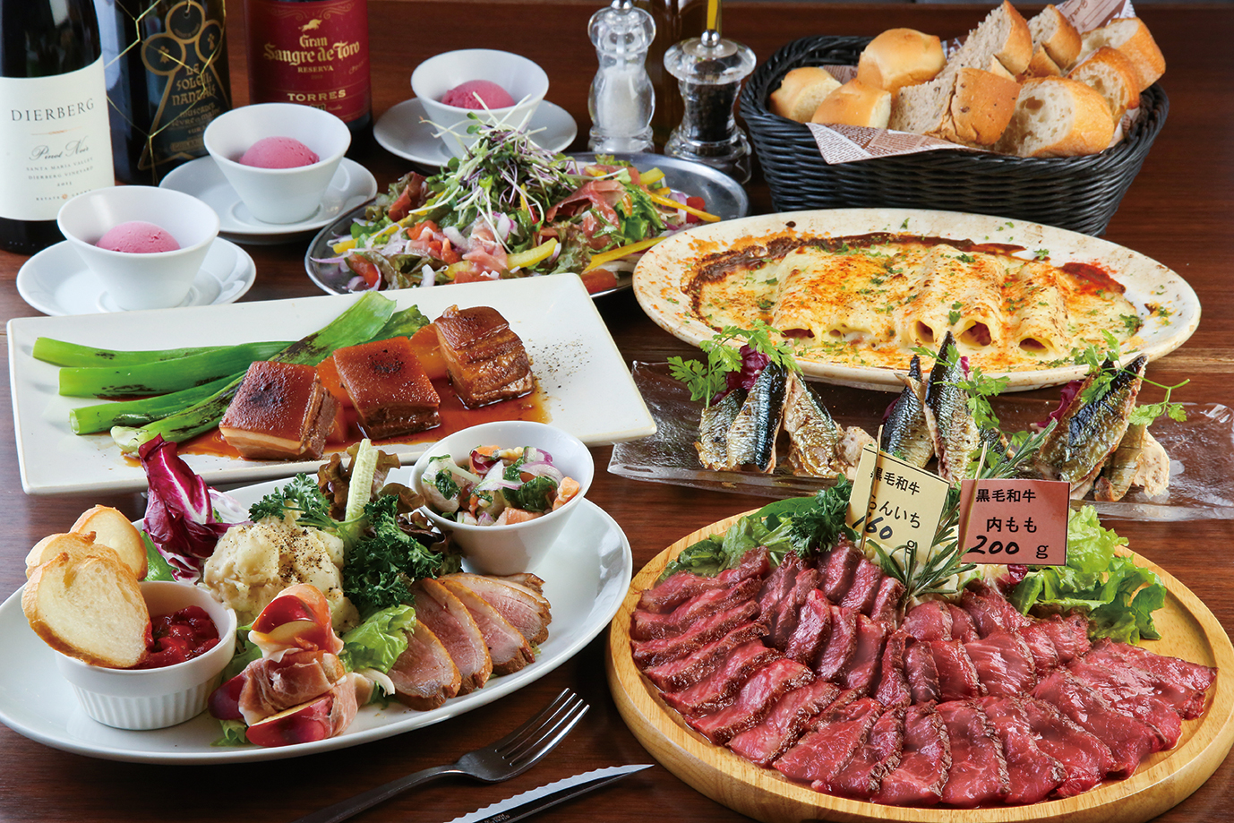 熟成肉3980円コース